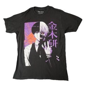 Tokyo Ghoul Funimation Black T-shirt Men's Size M Anime Kenike Ken *flaw*